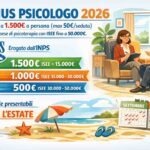Bonus Psicologo 2026: fino a 1.500€ per la salute mentale, domanda dopo l’estate